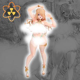 精灵村塞西尔沐浴服装第八村民泳装手办美少女动漫模型二次元摆件