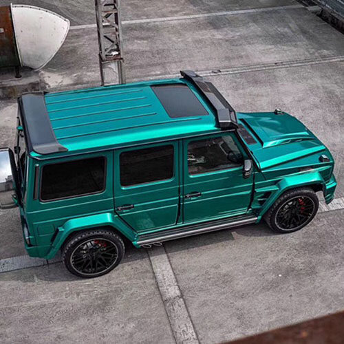 메르세데스-벤츠 G-클래스 W463G500 G55 G63 G350 수정된 BRABUS 탄소 섬유 상단 날개 지붕 조명 고정 바람 날개