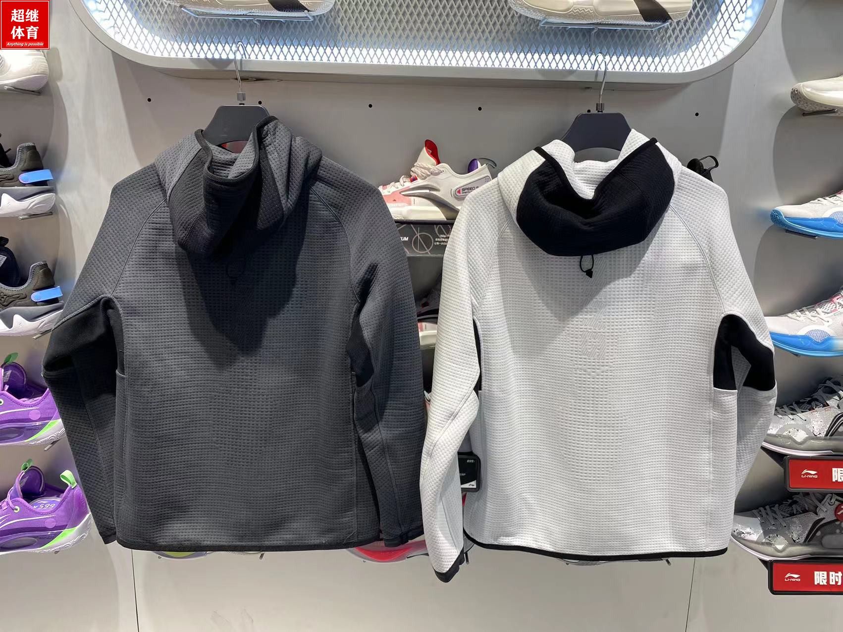 LI NING 운동복 남자 2022 가을 겨울 새로운 프로 농구 시리즈 따뜻한 카디건 후드 재킷 AWDSC13