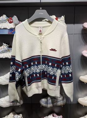 李宁卫衣 2026春季新品中国文化系列故宫联名女子编织衫AMBW044