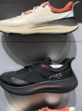 李宁跑步鞋SOFT LITE2024秋季情侣款时尚潮流运动休闲鞋 AGLU087