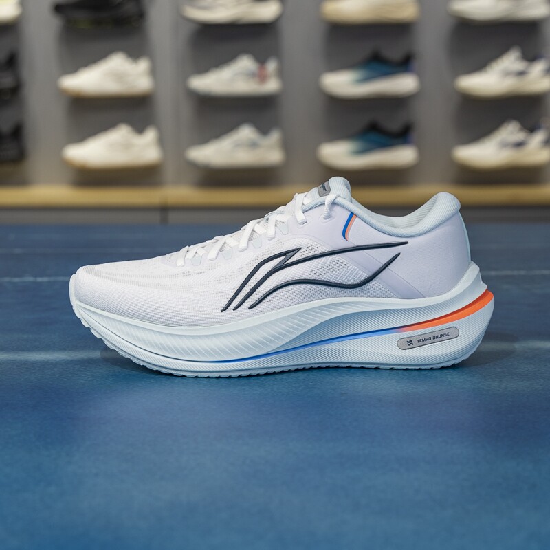 李宁越影5跑步鞋男子2025新款反光回弹透气缓震保护跑鞋ARHV015