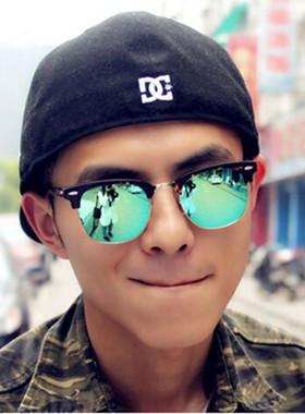 鱼漂加粗醒目近视眼镜女300度