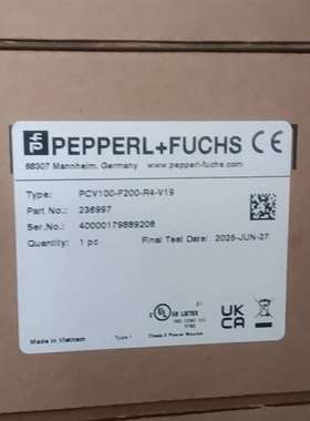 咨询全新倍加福扫码头PCV100-F200-R4-V19，全议价