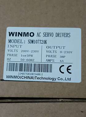 咨询WINMO伺服驱动器 SDM107T2AK 输入电压200-议价