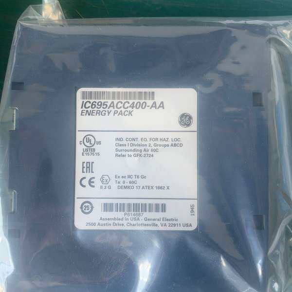 咨询GE原装IC695ACC400-AA能源包,美国制造议价