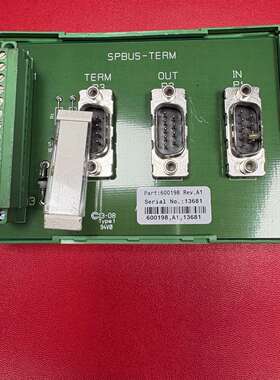 咨询SPBUS-TERM工业控制板卡，型号600198 Rev.议价