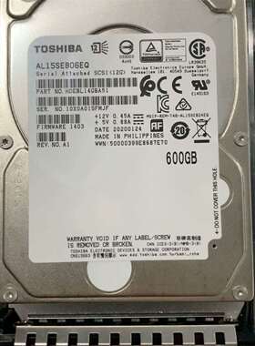 咨询东芝 AL15SEB06EQ 600GB SAS服务器硬盘议价