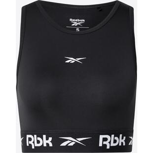 代购 Reebok锐步女士文胸聚拢支撑黑色无钢圈运动健身内衣爆款