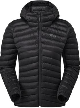 代购rab女士羽绒服保暖防风防水时尚外套连帽长袖户外夹克CIRRUS