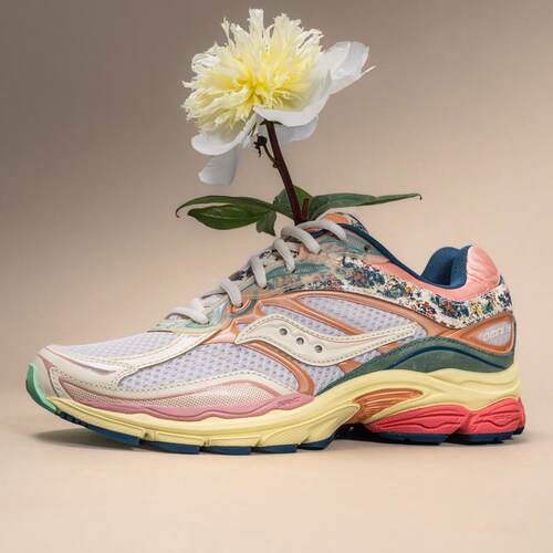 代购Saucony Progrid Omni 9索康尼休闲运动鞋复古印花男女跑步鞋