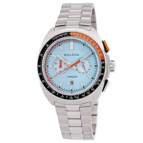 海外代购BULOVA/宝路华男士手表欧美腕表计时码表日期显示钢带