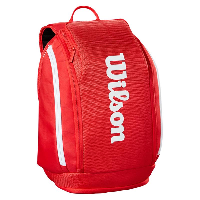 Wilson/威尔胜Wilson全能网球双拍背包红黑款大容量防水运动旅行