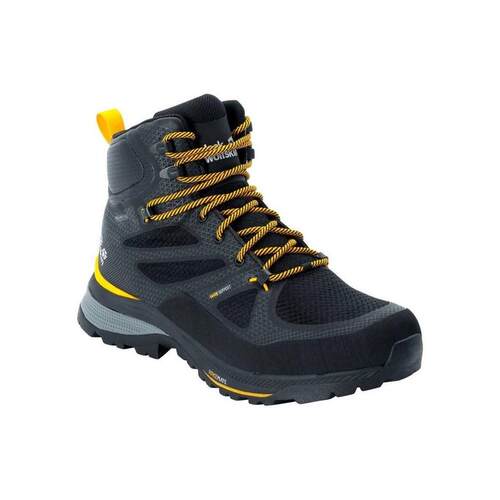 Jack wolfskin/狼爪登山鞋高帮防滑耐磨男款全季徒步运动鞋