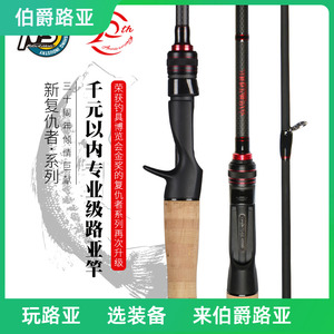 NS 新复仇者淡水海水路亚竿枪柄直柄 碳素轻硬通用型翘嘴鲈鱼竿