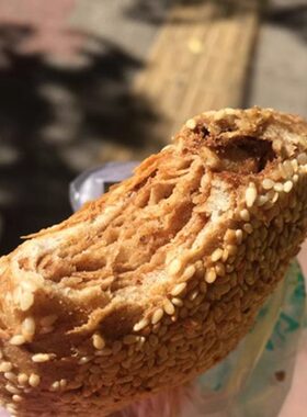 北京牛街满记烧饼清真麻酱烧饼椒盐烧饼散装即食熟食面食芝麻饼