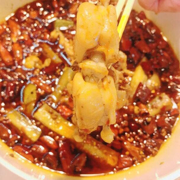 北京簋街嘉陵楼馋嘴城招牌馋嘴蛙干锅牛蛙即食熟食配汤汁