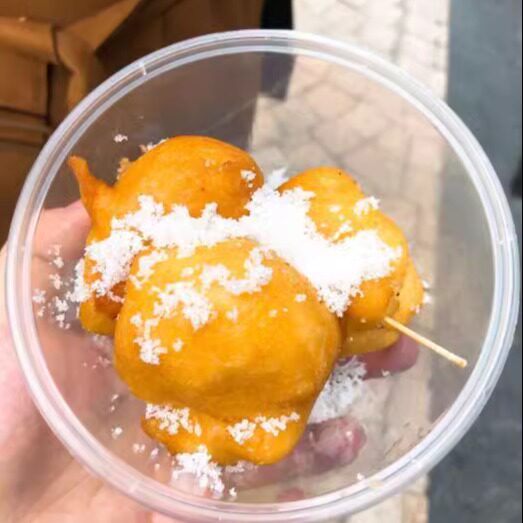 北京磁器口锦芳小吃老北京美食奶油炸糕1份5个即食