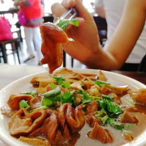 北京鼓楼姚记炒肝店 卤煮 大肠肺头豆腐即食熟食