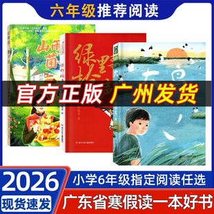 2026年春广东省寒假读一本好书六年级推荐 山雨后，菌子出 绿野枪声 大鸟 小学6年级寒假阅读活动指定阅读书任选