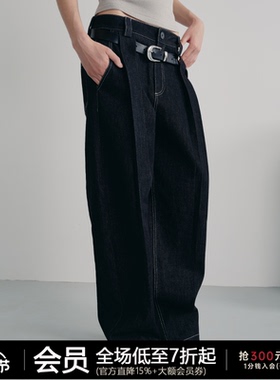 JCAESAR DENIMS工字褶暗腰袢原牛 固色水洗 H版型挺阔 暗扣袢