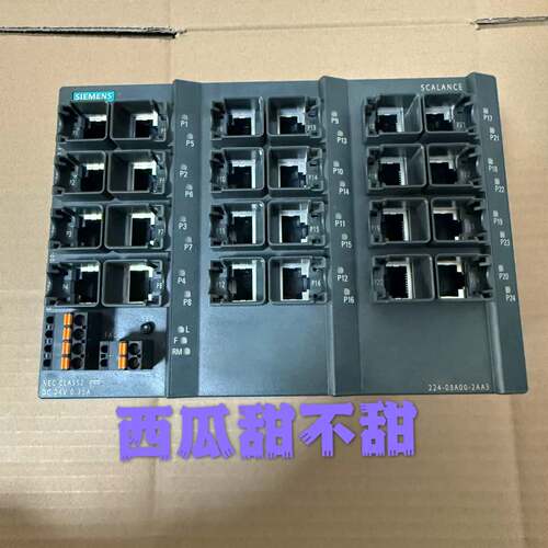 议价5224-0BA00西门子X224交换机，实物拍摄，功能可维修翻新