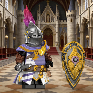 新款圆桌骑士兰斯洛特亚瑟王第桂妮维亚三方人仔中古系列拼装玩具