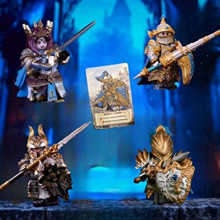 圆桌骑士兰斯洛特亚瑟王第桂妮维亚三方人仔中古系列拼装玩具