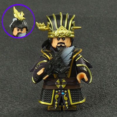 2026三国人仔五虎将马超诸葛亮关羽张飞刘备桃园结义拼装人仔玩具