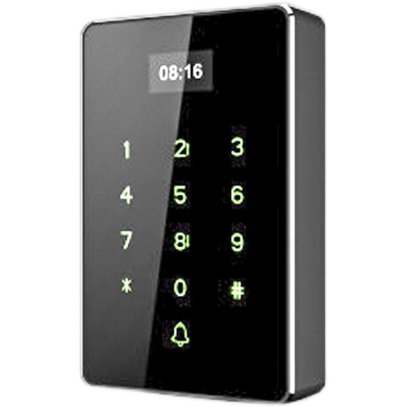 触摸门禁考勤一体机 IC金属防雨刷卡系统 U盘数据上传语音脱机T10