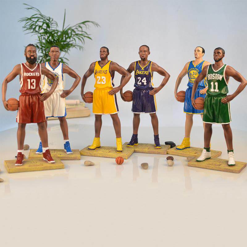 家居摆件工艺品nba火箭球星哈登欧文杜兰特篮球人物手办公仔