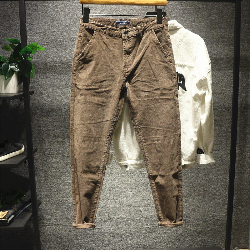 man冬季基础款韩版潮流休闲裤