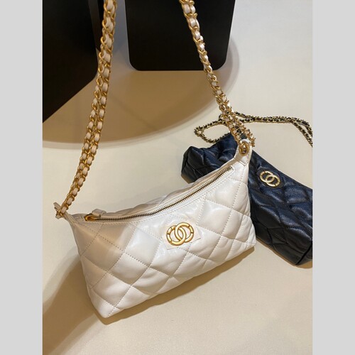 【820#编码】小香风25SS系列饺子包单肩包腋下包斜挎包菱格链条包
