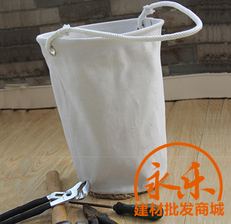 圆筒形电力帆布工具包圆型马桶包电工工具桶维修工高空作业工具袋