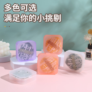 粉扑相机收纳盒女尔木萄专用空盒便携透气分隔灰尘大cpb粉扑盒子