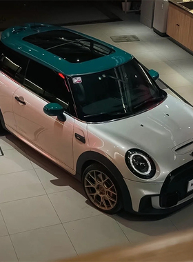 适用于MINF56 COOERP车贴拉花CLUBMAN R60F55 车顶后视镜改色贴纸