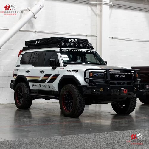 普拉多 LC250腰线车贴拉花兰德酷路泽CL76 78车身个性定制贴纸