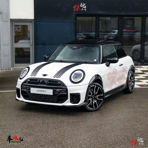 宝马MINI Cooper车贴拉花F56 F54 R60 F61引擎盖机盖贴纸装饰