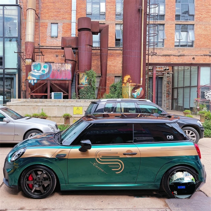 适用于宝马MINI cooper F56车贴拉花F54R60F55 车身腰线车身贴纸