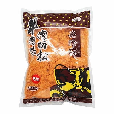 鑫恰巧168金丝肉松牛肉味肉松粉1kg面包寿司日料蛋糕