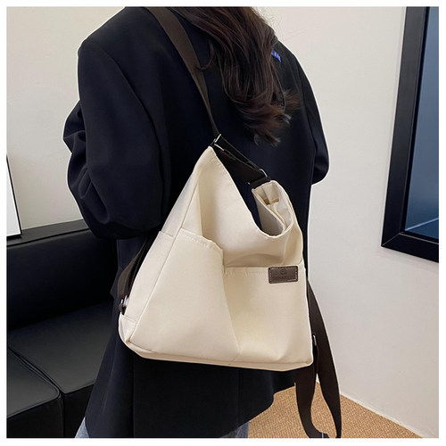 新款百搭大学生上课三用款双肩背包韩版时尚大容量纯色单肩斜挎包