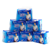 邦尔舒冰爽系列护垫亲肤棉面160mm六包180片 包邮