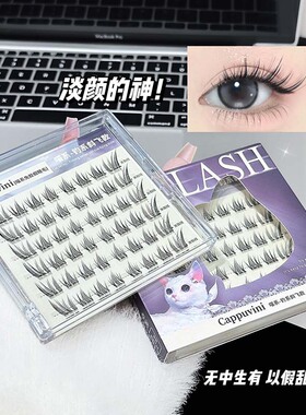 喵系泪汪汪免胶睫毛自然日常
