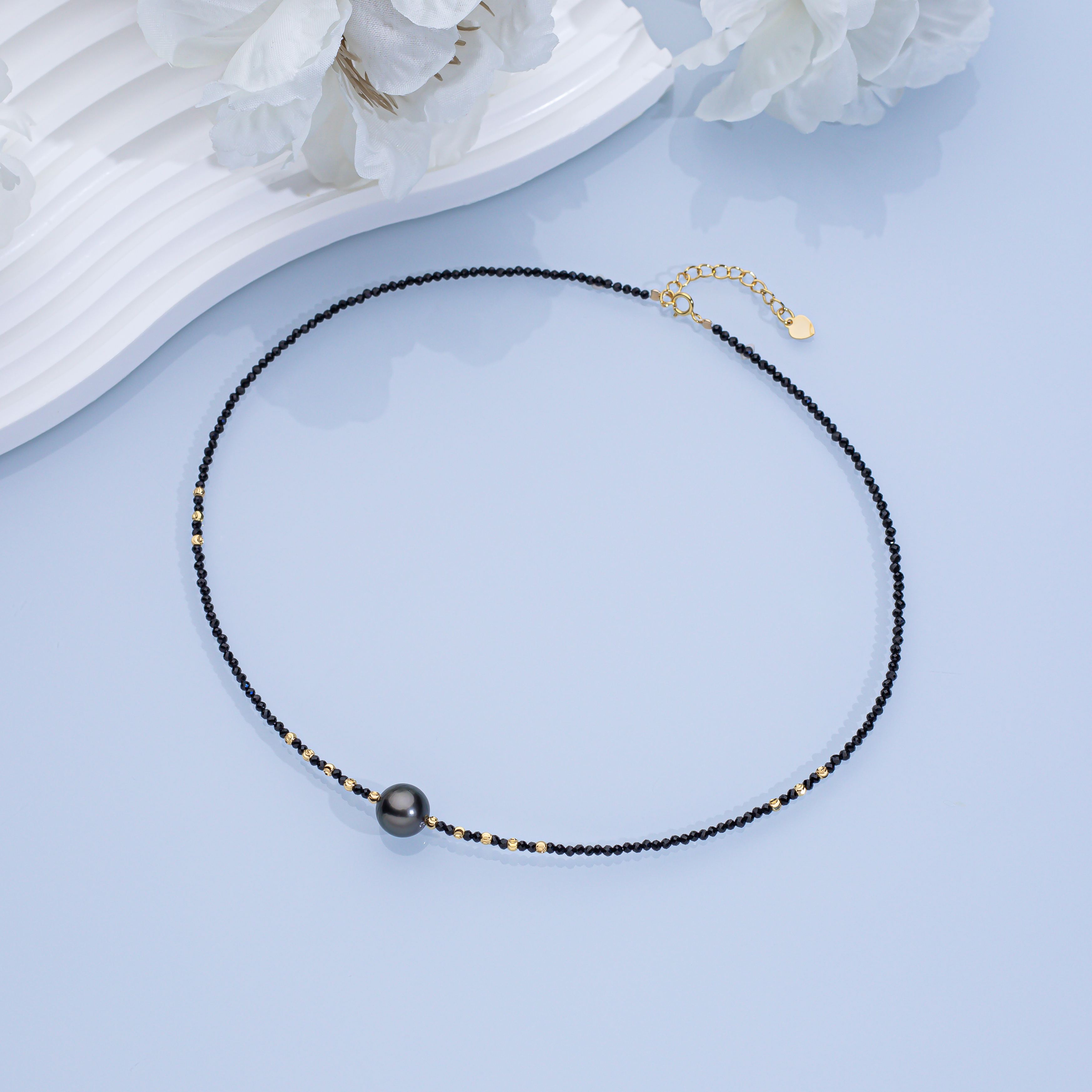 极简大溪地珍珠项链10-11mm