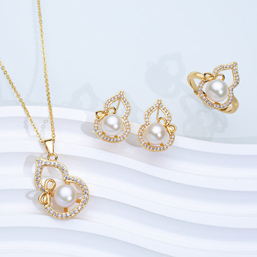 “福禄”永相随7-10mm （赠耳钉戒指）（不带链子）2206H00DY