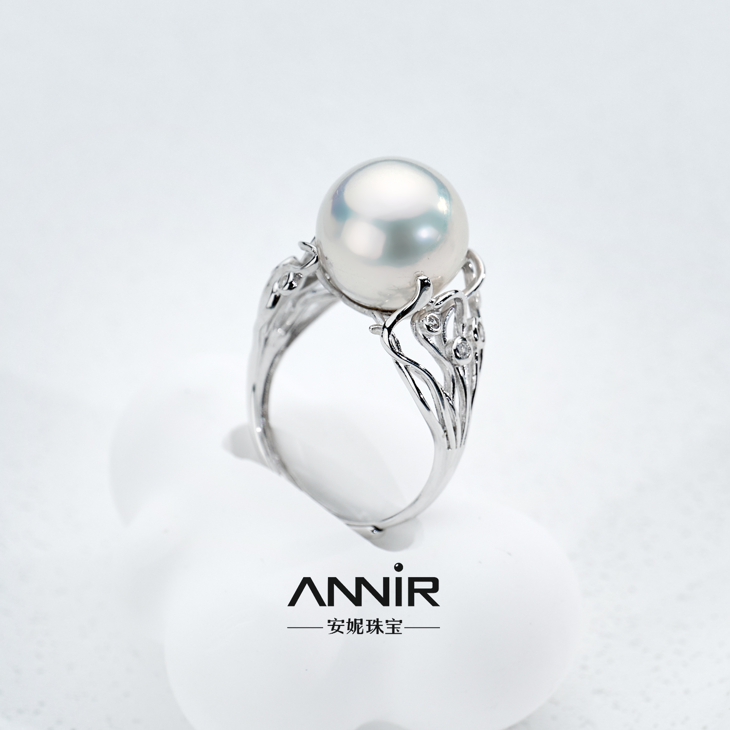 “极光”大龙珠戒指  12-13mm 1653H00DY S925银