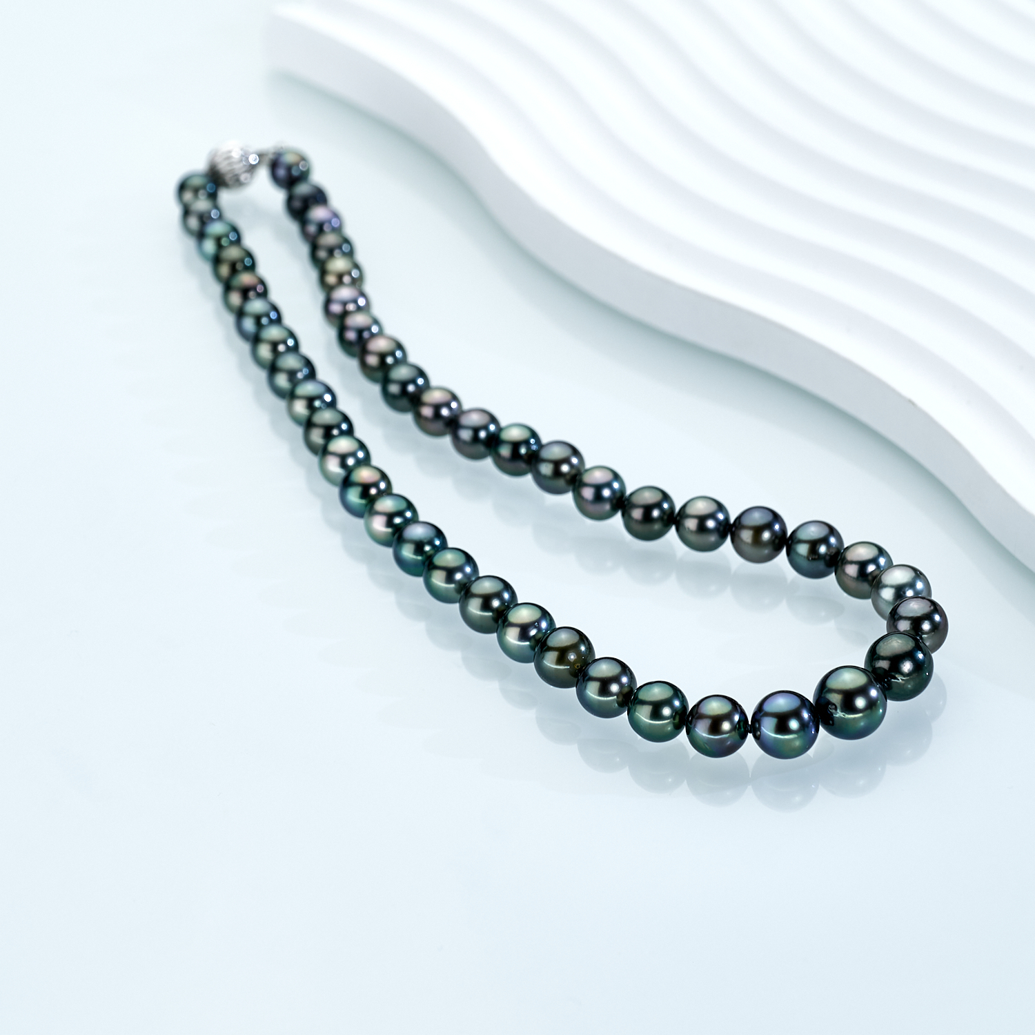 “炫光”大溪地海水珍珠项链 8-11mm 14K金 763H000DY 不含定位扣