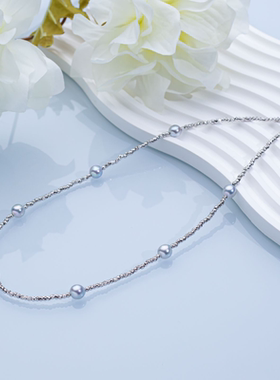 “星河碎银”海水真多麻项链 7-8mm 2690H00DY