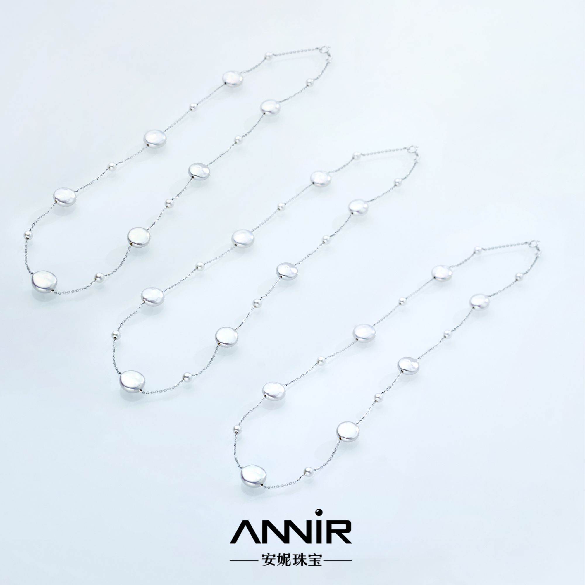 “炫炫”珍珠项链 9-10mm  S925 1840H00DY多样性发一长度约45cm