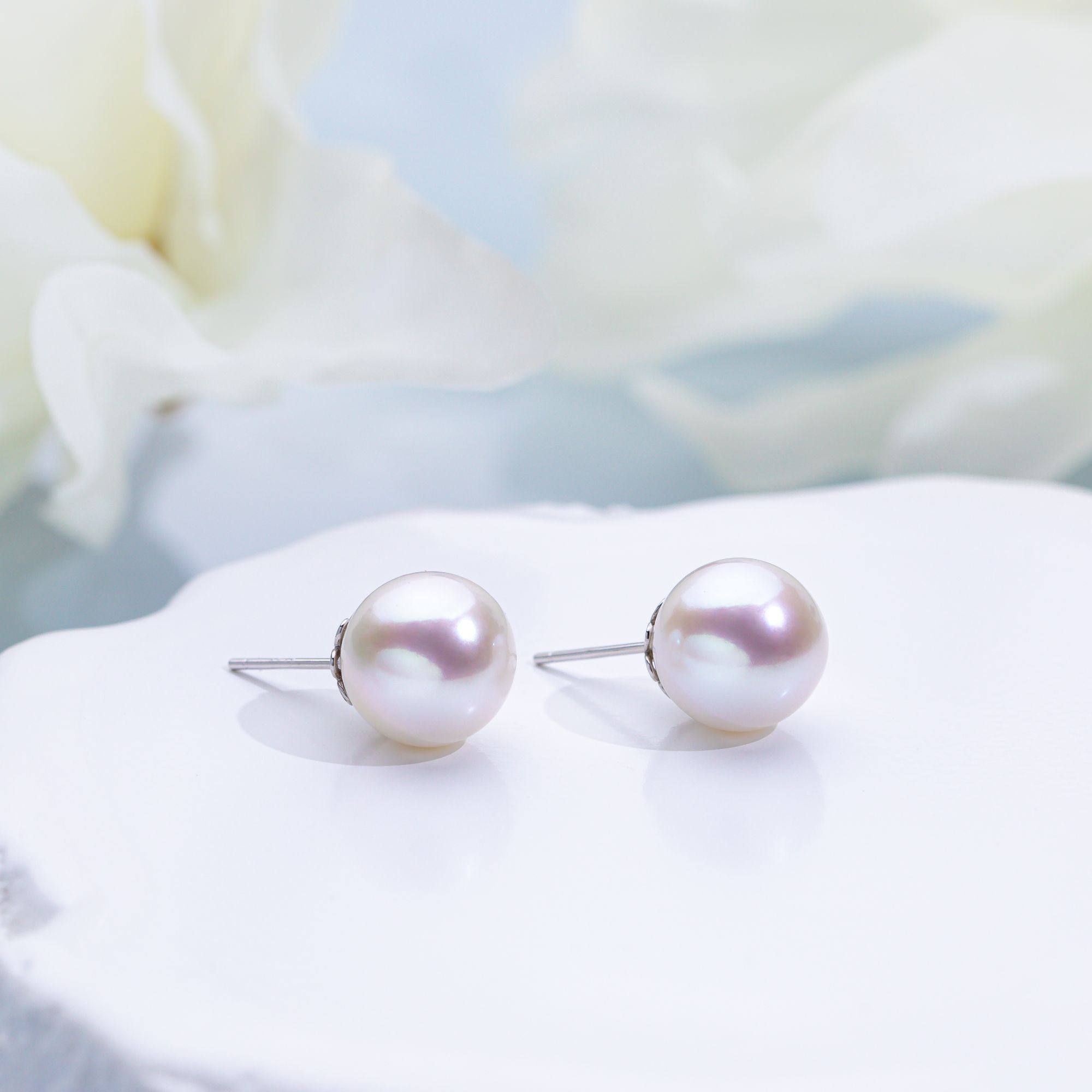 “龙珠”极光耳钉 11-12mm S925 2640H00DY